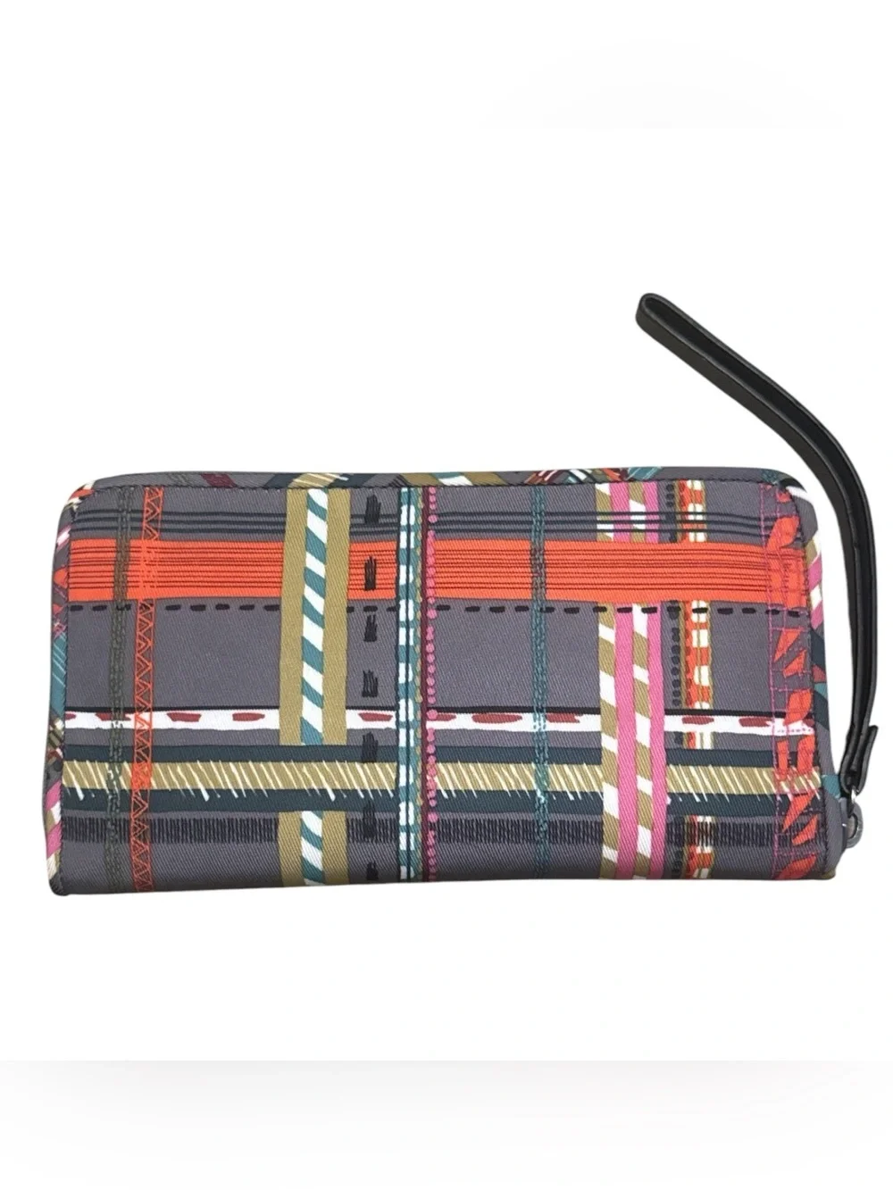 NWT Vera Bradley City Plaid Midtown RFID Wristlet Wallet